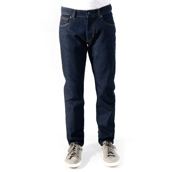 fairjeans fairjeans REGULAR NAVY 100, dunkelblaue Jeans aus 100% Bio-Baumwolle ohne Elasthan – Produktbild 2 von 4