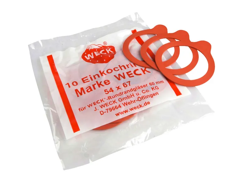 Weck Weck Einkochringe aus Gummi, Ø 6 cm, 10 Stk. – Produktbild 2 von 6