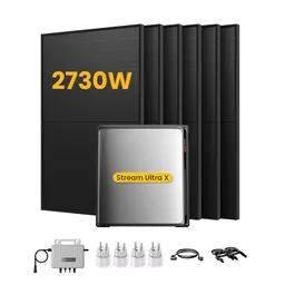 EcoFlow EcoFlow Stream Ultra X, Solaranlage mit Speicher, mit 6 x 455W Bifazialen Solarmodulen, by Powerness - Stream Ultra X | 3840Wh / 4 x Smart Plug / Standardversand – Produktbild 1 von 1