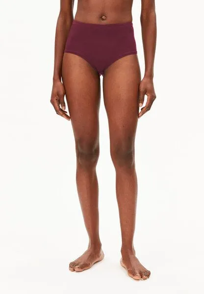 ARMEDANGELS ARMEDANGELS BIRTAA Damen High Waist Slip aus TENCEL Modal Mix, Cranberry juice, – Produktbild 1 von 4