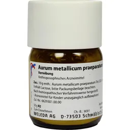 Weleda WELEDA AURUM METALLICUM PRAEPARATUM D 20 Trituration 50 g Trituration – Produktbild 1 von 1