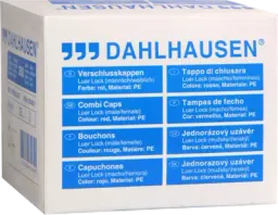 P. J. Dahlhausen VERSCHLUSSKAPPE Kombi rot 200 St – Produktbild 1 von 1