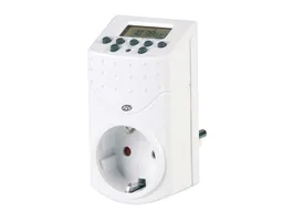 REV REV Zeitschaltuhr digital, Timer-Steckdose mit versch. Programmen, weiß – Produktbild 1 von 1