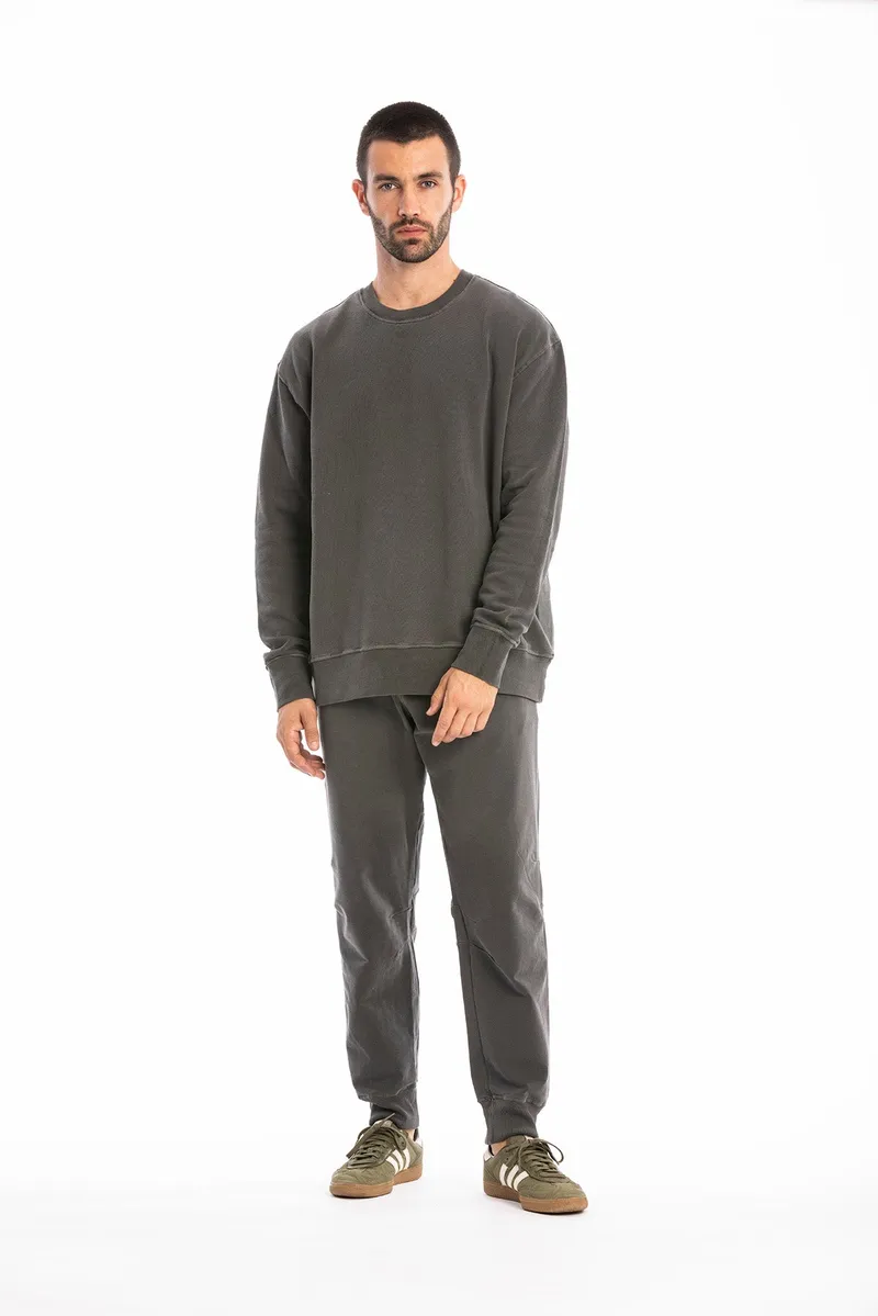 RAVENS VIEW IBIZA RAVENS VIEW IBIZA Herren vegan Sweatshirt Mistral Anthrazit, Dunkelgrau, – Produktbild 1 von 2