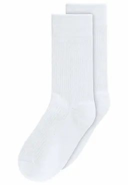 MELA MELA Socken Gerippte Socken 2 Paare Frei von Polyester und Polyamid – Produktbild 1 von 1