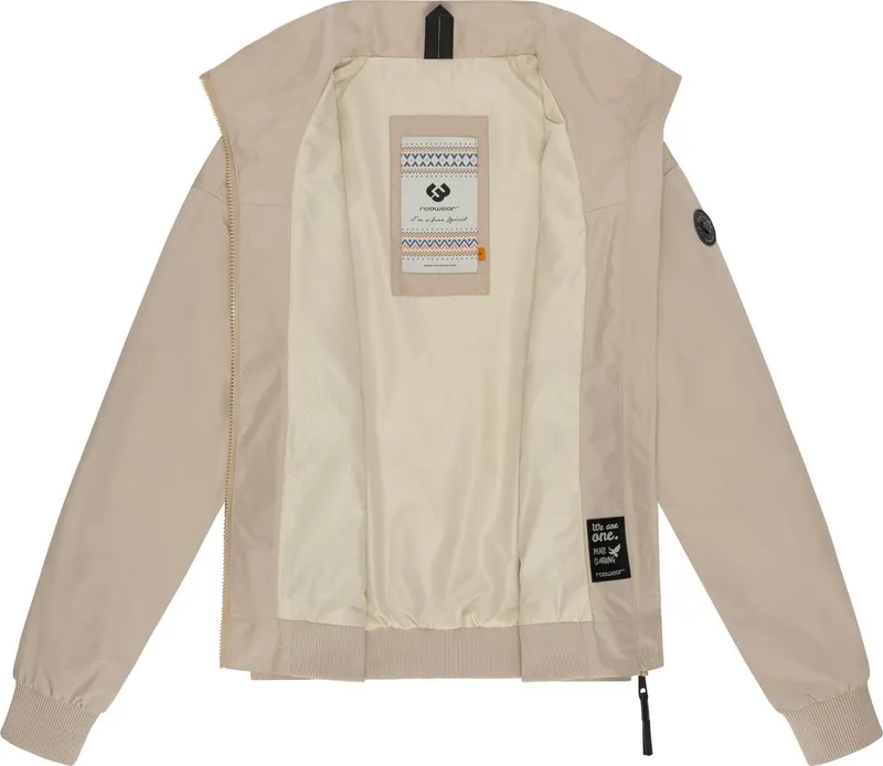 ragwear ragwear Outdoorjacke Goona stylische, wasserdichte Übergangsjacke mit hohem Kragen, Braun, – Produktbild 1 von 4