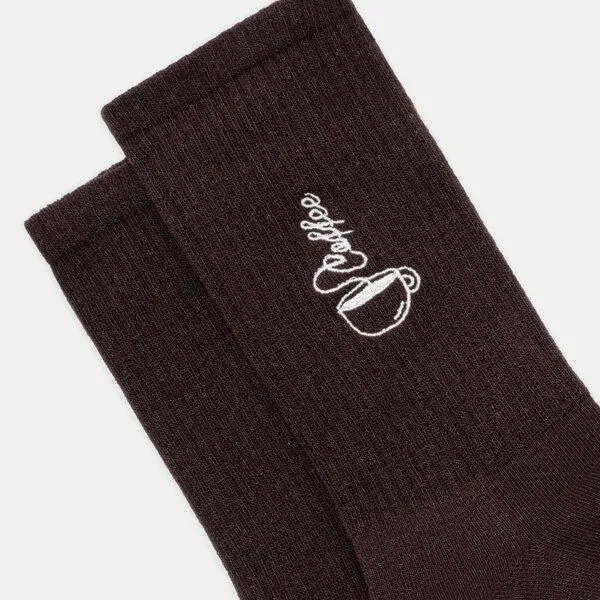 Natural Vibes Natural Vibes Coffee Cup Socken | Bio GOTS | Braune Tennissocken | Kaffee | Herren Damen Socken | Unisex – Produktbild 2 von 4