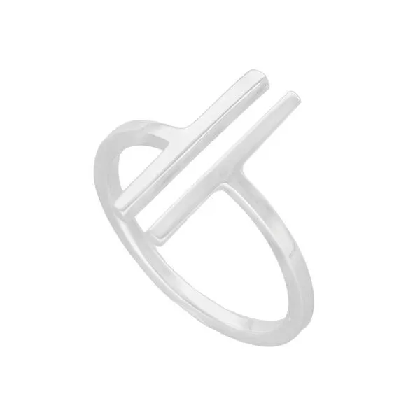 pakilia pakilia Silber Ring Symmetrist und Modern Fair-Trade und handmade – Produktbild 2 von 4