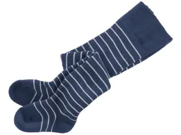 grödo Baby Strumpfhose Baumwolle (kbA) Frottee blau-geringelt Gr. 01 – Produktbild 1 von 1