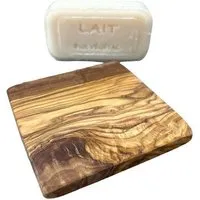 Olivenholz erleben Olivenholz erleben Seifenablage 9 x 9 cm aus Olivenholz – Produktbild 1 von 1