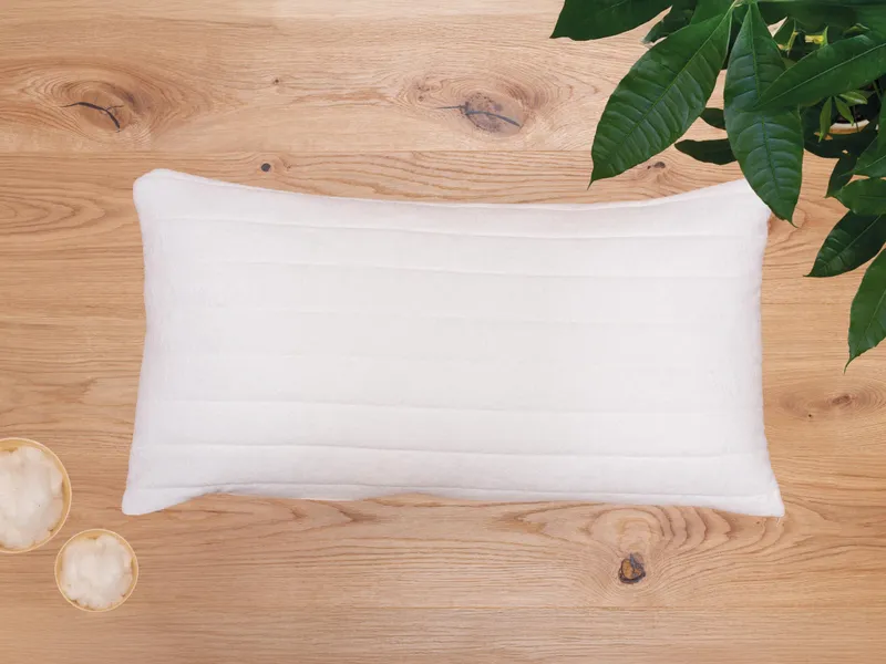 allnatura Baumwoll-Kopfkissen "Cotona-Medicott" | 65x65 cm, Natur, – Produktbild 2 von 2