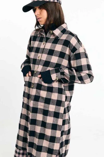 Suite 13 Lab Suite 13 Lab Seia Hemdblusenkleid, Kariert, – Produktbild 2 von 4