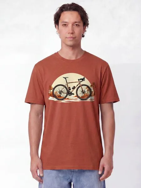 watapparel watapparel T-Shirt Unisex Gravelbike, Heritage brown, – Produktbild 2 von 2