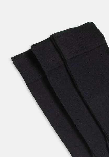DillySocks DillySocks Socken „One Color Smooth“, Smooth dark navy, – Produktbild 3 von 4