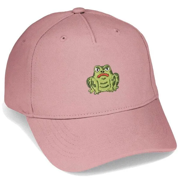LIGARTI Bestickte Cap – Gretel die Kröte – LIGARTI Tiermanufaktur, Altrosa, – Produktbild 1 von 4
