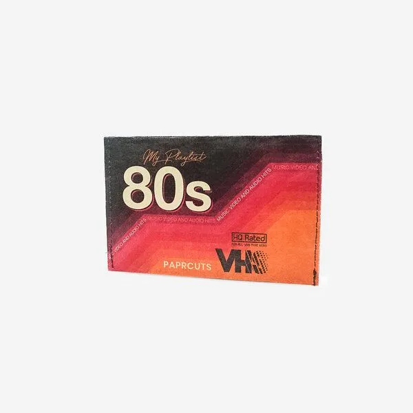 paprcuts paprcuts RFID Kartenhalter, Vhs (orange rot gelb), – Produktbild 1 von 4