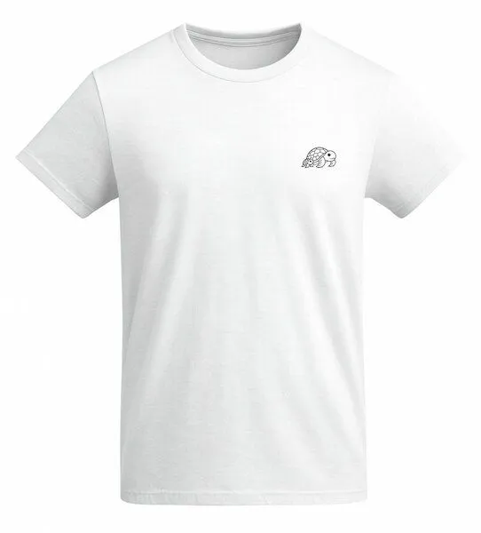 vis wear vis wear Schildkröte Familie - Organic Shirt, Weiss, – Produktbild 4 von 4