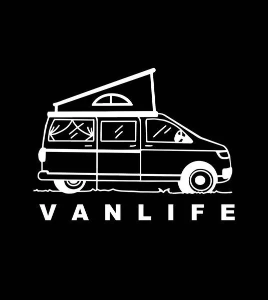Gary Mash GARY MASH T-Shirt VANLIFE#2 aus Biobaumwolle, Schwarz, – Produktbild 3 von 4