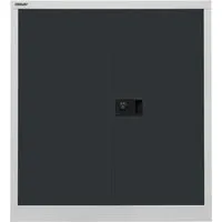 Bisley Flügeltürensch. "UNIVERSAL" 2OH, Breite 91,4 cm lichtgrau/anthrazitgrau – Produktbild 1 von 1