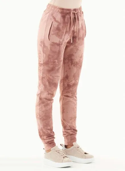 ORGANICATION ORGANICATION Tie-Dye Sweathose aus Bio-Baumwolle, Rosa(misty rose), – Produktbild 3 von 4