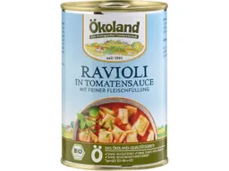 Ökoland Ökoland Bio-Ravioli mit Fleisch in Tomatensauce, 400 g – Produktbild 1 von 1