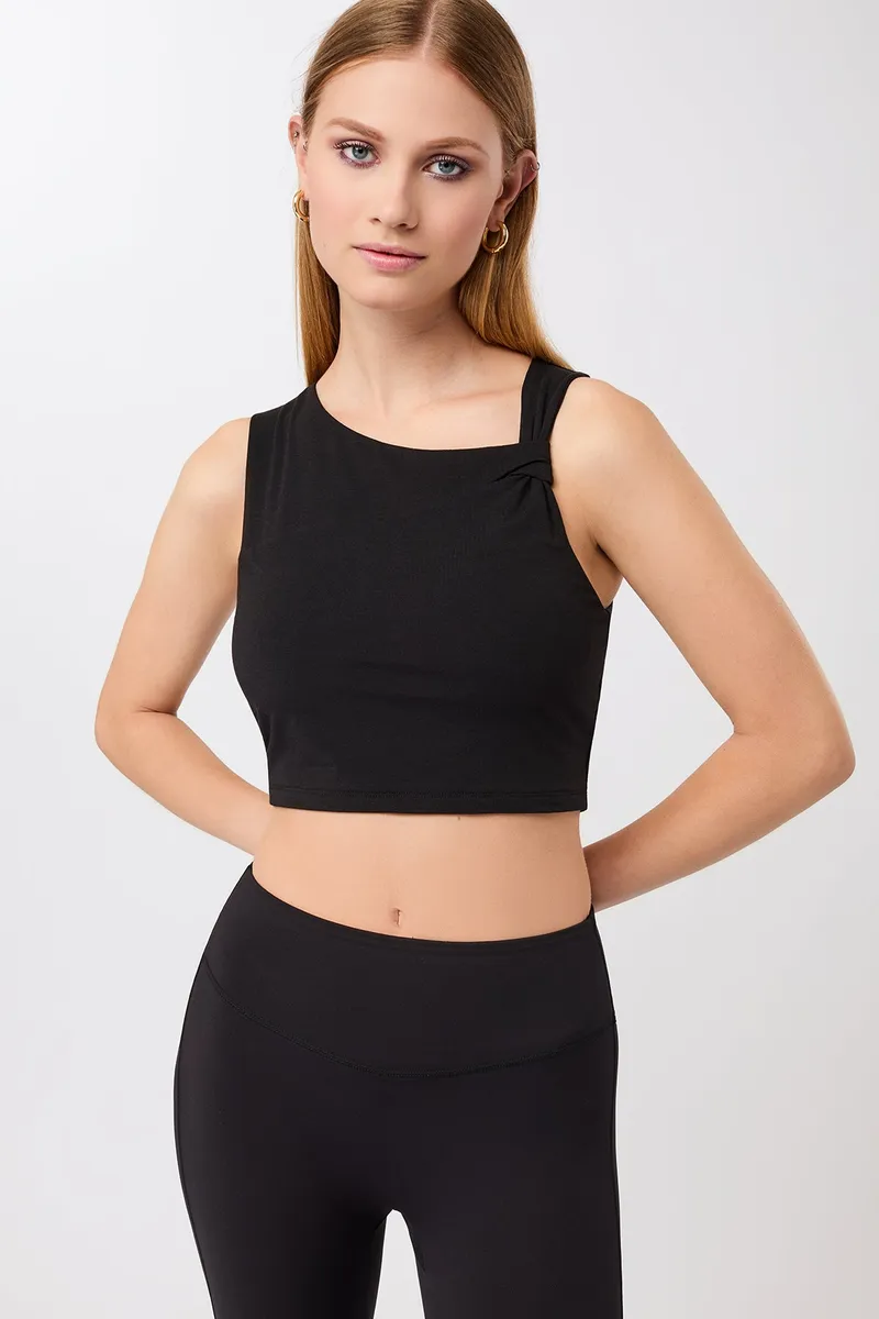 mandala mandala Damen vegan Top Serenity, Schwarz, – Produktbild 1 von 2