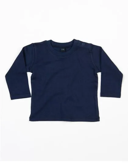 Babybugz Babybugz Baby Langarm Shirt 3 - 24 Monate 200 g/m², Nautical navy, – Produktbild 2 von 3