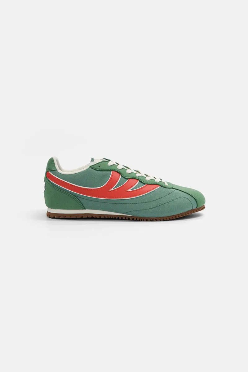MoEa MoEa Herren vegan Sneaker Rise Green & Red Corn, Grün, – Produktbild 1 von 2