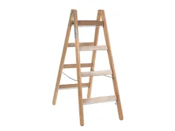 KRAUSE Klapp-Holzleiter 2x4 Sprossen – Produktbild 1 von 1