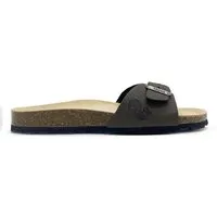 thies Vegane thies ® Eco Bio Strap Sandale aus rec. PET mit ergonomischem Fussbett, Charcoal (dunkelgrau), – Produktbild 1 von 1