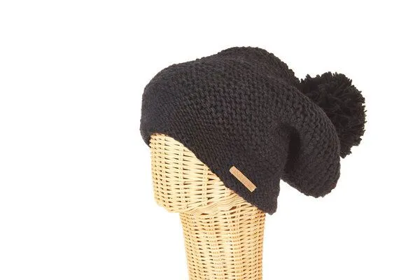 short'n'pietz short'n'pietz Schurwollpudelmütze, Schwarz, – Produktbild 1 von 1