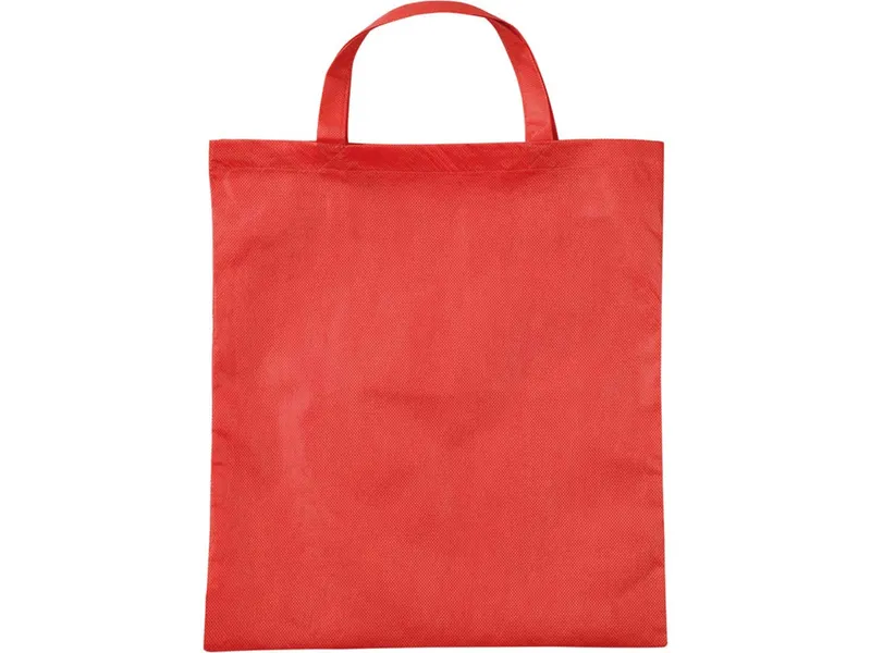 PP-Taschen,rot 38x42 cm mit zwei kurzen Henkeln – Produktbild 1 von 1
