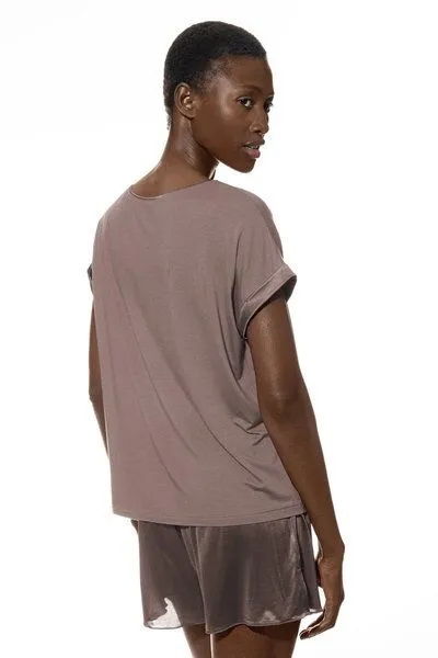 mey Mey T-Shirt rundhals "Pure Chic" aus FSC-Modal, Milk'n coffee, – Produktbild 2 von 3