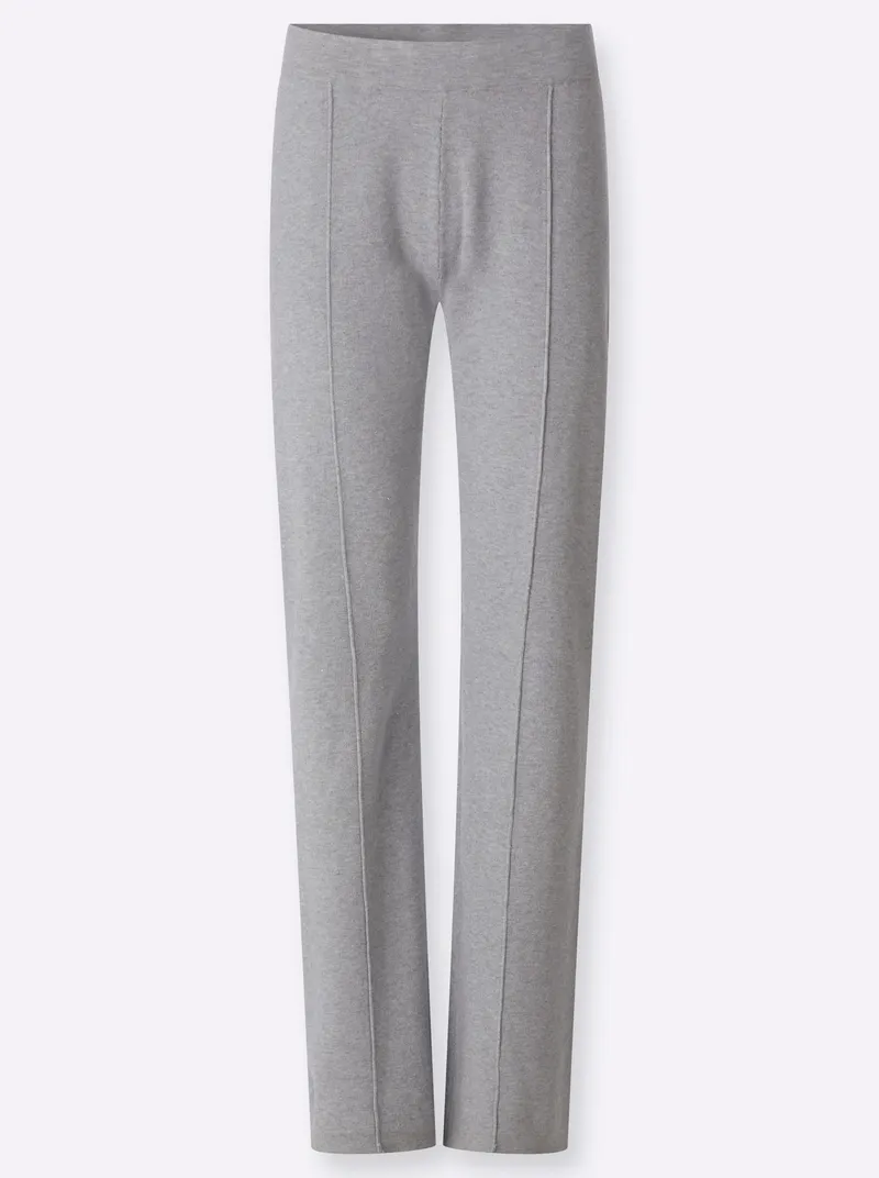 heine Strickhose steingrau-meliert, Steingrau-meliert, – Produktbild 2 von 2