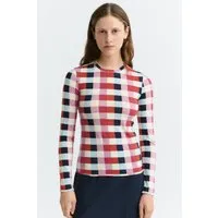 thinking mu Thinking MU Damen vegan Top Cheshire Breeze Check Red – Produktbild 1 von 1