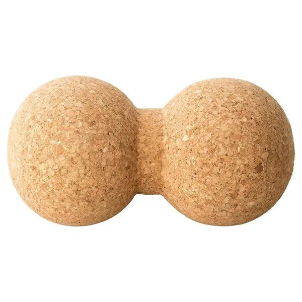 Kork-Deko Kork-Deko Duoball aus Kork - Massageball Peanut zur Faszienmassage 2x80 mm – Produktbild 1 von 6
