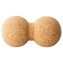 Kork-Deko Kork-Deko Duoball aus Kork - Massageball Peanut zur Faszienmassage 2x80 mm – Produktbild 1 von 1
