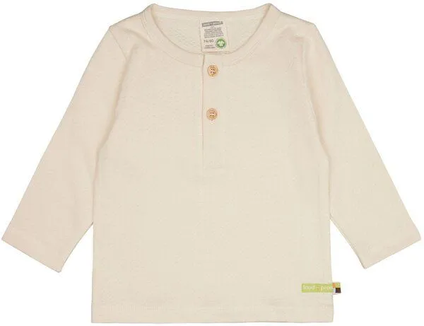 loud + proud loud + proud Babys & Kinder Shirt aus Musseline Jersey, GOTS-zertifiziert, Vanilla(natur), – Produktbild 2 von 2