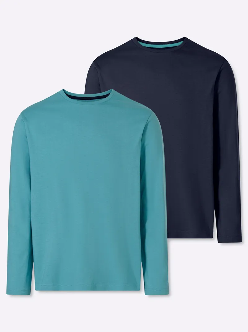 Catamaran Langarmshirt ozean + marine, Ozean + marine, – Produktbild 1 von 3