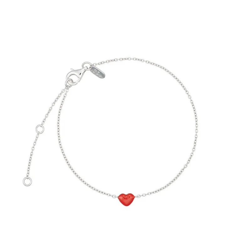 Design Letters Little Big Love Armband - silber – Produktbild 1 von 1