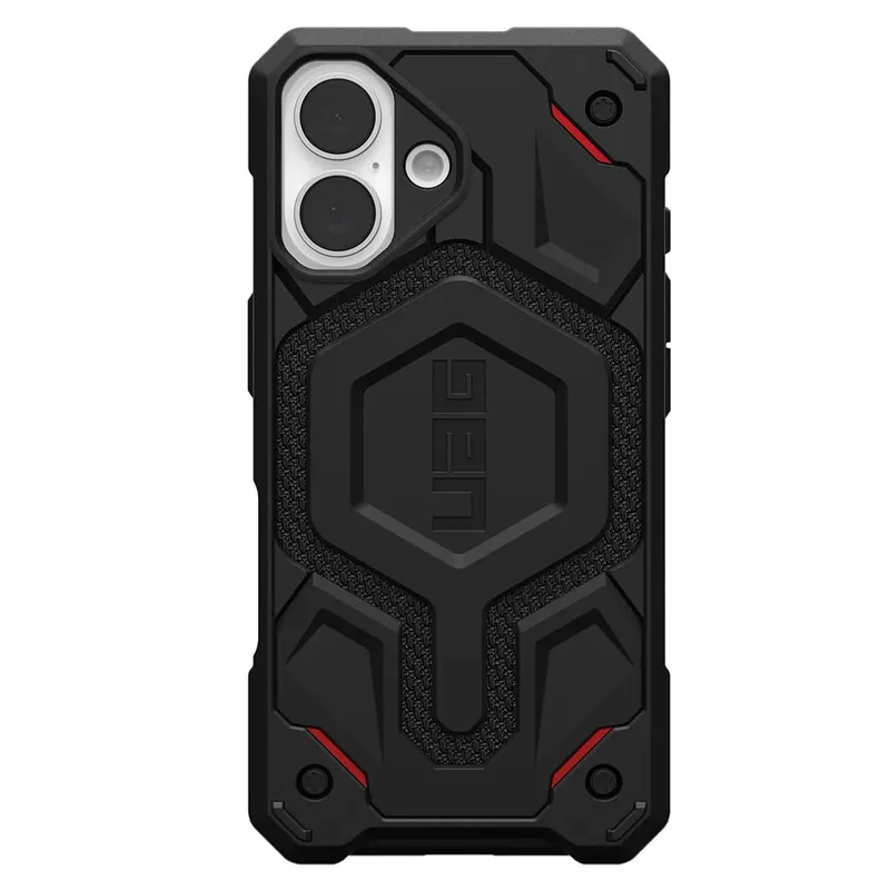 Urban Armor Gear MagSafe Hülle für Apple iPhone 17, Urban Armor Gear, Monarch Pro Kevlar, Schwarz – Produktbild 1 von 1