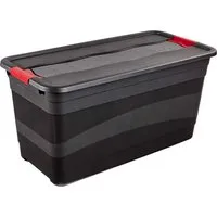 Keeeper keeeper Transportbehälter 'Eckhart' mit Deckel, 79,5 x 39,5 x 40 cm, 83 l, grau – Produktbild 1 von 1
