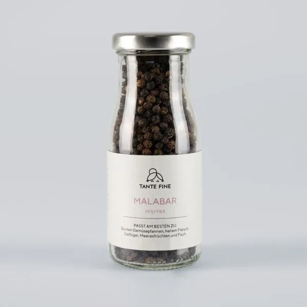 Tante Fine Tante Fine Bio Pfeffer MALABAR * Allround Pfeffer * für pikante Gerichte – Produktbild 1 von 2
