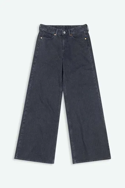 Kings Of Indigo Kings Of Indigo TANJA | STRIPE BLACK WORN, Black, – Produktbild 2 von 2