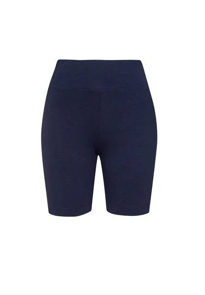 GreenBomb GREENBOMB Basic Short - Sportliche Leggings aus Bio-Baumwolle / GOTS / Fair & Vegan, Blau (navy), – Produktbild 3 von 4