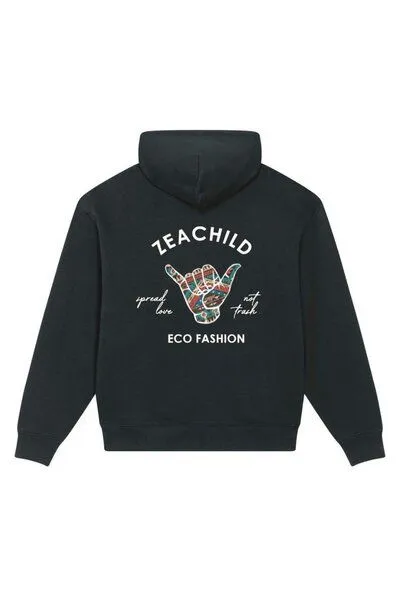 Zeachild Zeachild Hump back to the Mountains Hoodie, Schwarz, – Produktbild 3 von 3