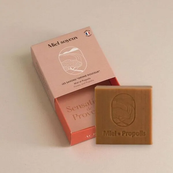 Aqui d'Aïa Aqui d'Aïa Honig- und Propolis-Seife – Produktbild 3 von 3