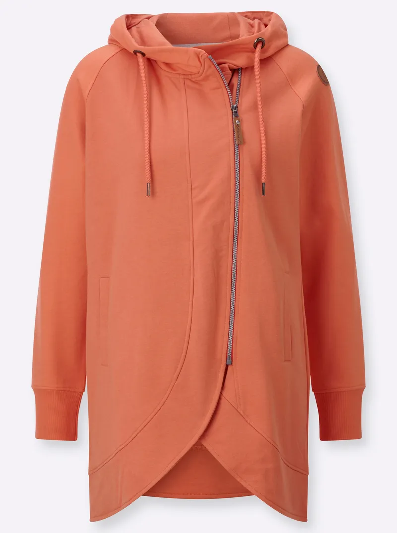 Witt Sweatjacke papaya, Papaya, – Produktbild 1 von 2