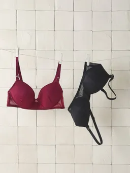 Vertbaudet 2er-Pack Still-BHs mit Bügeln aus Spitze für Schwangerschaft und Stillzeit – Produktbild 1 von 1