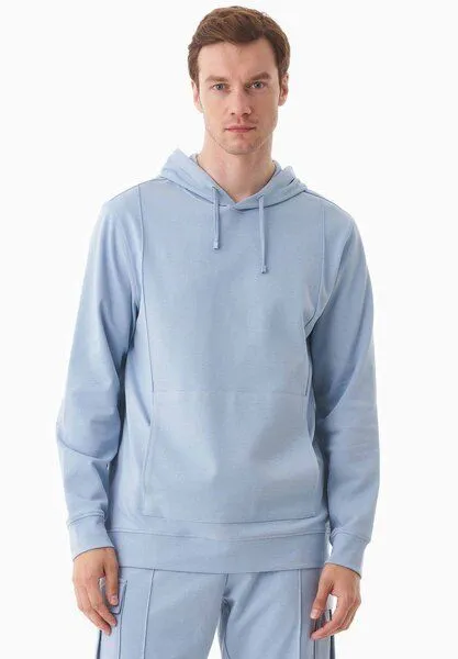 ORGANICATION ORGANICATION Hoodie aus Bio-Baumwolle, Ice bluıe, – Produktbild 1 von 4